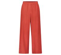 Schlupfhose BETTY & CO "Damen mit Struktur", Damen, Gr. 44, Normalgrößen, dunkelrot, Obermaterial: 83% Viskose, 17% Polyamid, figurumspielend lang, Hosen Schlupfhose (46921444-44) dunkelrot
