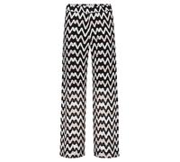 Betty & Co Damen Schlupfhose mit Struktur Schwarz/Braun,44