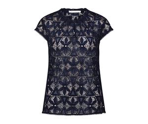 Betty & Co - Spitzenbluse navy blue - Gr. - 46