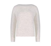 Betty & Co Damen Strickpullover mit Pailletten, beige, Gr. 40