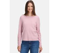 Strickpullover BETTY & CO "Damen mit Rundhalsausschnitt", Damen, Gr. 46, rose melange, Strick, Obermaterial: 50% Viskose, 27% Polyamid, 23% Polyester, gerade lang, Rundhals, Pullover Strickpullover (8