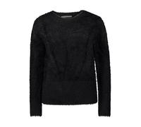 Strickpullover BETTY & CO "Damen mit V-Ausschnitt", Damen, Gr. 38, schwarz, Strick, Obermaterial: 40% Polyamid, 30% Baumwolle, 20% Polyacryl, 10% Polyester, figurumspielend normal, Rundhals, Pullover