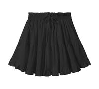 BETYFUL Rock Damen Sommer Kurz Karierter Mini Rock Boho Röcke Minirock Sommerrock Hoher Taille Strand Rockmit Rüschen