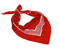 Betz Nickituch XXL Hexentuch Größe 70 x 70 cm Punkte Bandana Kopftuch Halstuch 100% Baumwolle Farbe: rot
