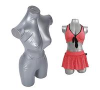 Beufee Weibliches aufblasbares Mannequin-Modell, Kleidungs-Mannequin-Oberkörper-Kleidungs-Fenster-Ausstellungsständer für Kleidungs-Anzeige, Designer-Schneider-Werkzeuge zum Nähen