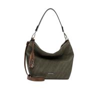 Beuteltasche EMILY & NOAH "Beutel E&N Elke", Damen, Gr. B/H/T: 36cm x 28cm x 14cm 0, grün (forest, taupe 963), Polyester, Taschen Beuteltasche (85714707-0) forest, taupe 963