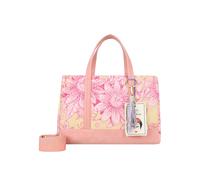 Beuteltasche FRITZI AUS PREUSSEN "Fritzi x Frida Kahlo", Damen, Gr. B/H/T: 40cm x 29cm x 16cm onesize, rosa (sunny), 55% Baumwolle, 45% Polyester, gemustert, Taschen Beuteltasche, mit Blumenprint (491