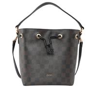 Beuteltasche JOOP "cortina piazza matchsack svo", Damen, Gr. B/H/T: 21,5cm x 23,5cm x 14cm, braun (dunkelbraun), Lederimitat, Taschen Beuteltasche, mit Reißverschluss-Innenfach (87564321-0) dunkelbrau