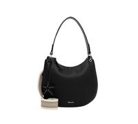 Beuteltasche TAMARIS "Beutel TAS Kea", Damen, Gr. B/H/T: 30cm x 24cm x 3cm 0, schwarz (schwarz 100), Polyester, Taschen Beuteltasche (43434112-0) schwarz 100