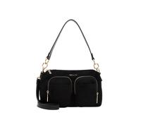 Beuteltasche TAMARIS "Beutel TAS Manja", Damen, Gr. B/H/T: 30cm x 17cm x 12cm, schwarz (schwarz 100), Polyester, Taschen Beuteltasche (55151444-0) schwarz 100
