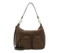 Beuteltasche TAMARIS "Beutel TAS Manja", Damen, Gr. B/H/T: 40cm x 30cm x 16cm, braun (oliv 960), Polyester, Taschen Beuteltasche (78900916-0) oliv 960