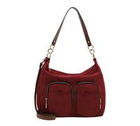 Beuteltasche TAMARIS "Beutel TAS Manja", Damen, Gr. B/H/T: 40cm x 30cm x 16cm, rot (wine 690), Polyester, Taschen Beuteltasche (45705539-0) wine 690