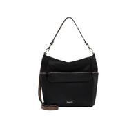 Beuteltasche TAMARIS "Beutel TAS Margitta", Damen, Gr. B/H/T: 26cm x 29cm x 11cm 0, schwarz (schwarz 100), Polyester, Taschen Beuteltasche (75477136-0) schwarz 100