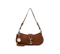 Beuteltasche TAMARIS "Beutel TAS Marina Suede", Damen, Gr. B/H/T: 31cm x 14cm x 3cm, braun (cognac 700), Polyester, Taschen Beuteltasche (43796017-0) cognac 700