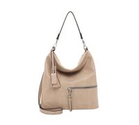 Beuteltasche TAMARIS "Beutel TAS Nele", Damen, Gr. B/H/T: 37cm x 33cm x 14cm 0, beige (taupe 900), Polyester, Taschen Beuteltasche (45279535-0) taupe 900