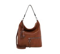 Beuteltasche TAMARIS "Beutel TAS Nele", Damen, Gr. B/H/T: 37cm x 33cm x 14cm 0, braun (cognac 700), Polyester, Taschen Beuteltasche (43950137-0) cognac 700