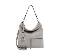 Beuteltasche TAMARIS "Beutel TAS Nele", Damen, Gr. B/H/T: 37cm x 33cm x 14cm 0, grau (lightgrau 810), Polyester, Taschen Beuteltasche (38769459-0) lightgrau 810