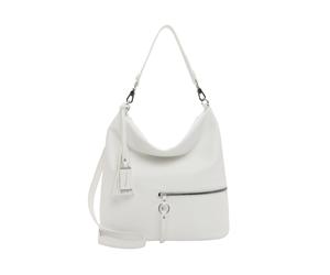 Beuteltasche TAMARIS "Beutel TAS Nele", Damen, Gr. B/H/T: 37cm x 33cm x 14cm 0, weiß (weiß 300), Polyester, Taschen Beuteltasche (31395028-0) weiß 300