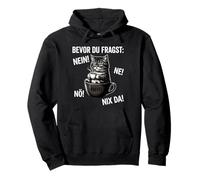 Bevor Du Fragst Nein Kaffee Katze Pullover Hoodie