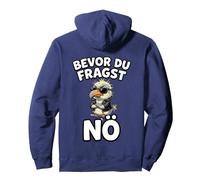 Bevor Du Fragst Nö Lustige Babytaube Spruch Vogel Motiv Pullover Hoodie