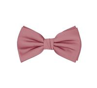 BEWDIO Verstellbare Fliege für Herren, klassische, einfarbige vorgebundene Fliegen für Herren, Hochzeit, Party, rosa - dusty pink, 4.72''x2.56''