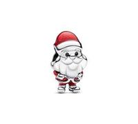 PANDORA Moments Verspieltes Weihnachtsmann Charm aus Sterling Silber, Kompatibel Moments Armbänder, 793593C01