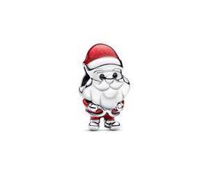Beweglicher Weihnachtsmann Charm aus Sterlingsilber