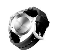 Bewinner Solarbetriebene Quarz-Taucheruhr Night Glow, 300 M, Regensicheres Silikonarmband für Männer und Frauen, Umweltfreundliche, Hochpräzise, wasserdichte, Leuchtende Uhr Zum Tauchen, Im Freien