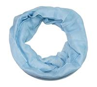 beybey® Basic Damen Loopschal aus Viskose & Baumwolle und in vielen Farben. Perfekte Geschenkidee! (hellblau)