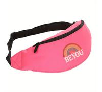 BEYOU Regenbogen-Gürteltasche - verstellbar, kompakt und stylisch, Oxford-Material, Polyesterseite