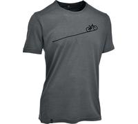 Bezau - 1/2 T-Shirt+Print Herren anthrazit 54