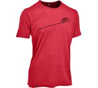 Bezau - 1/2 T-Shirt+Print Herren red 54