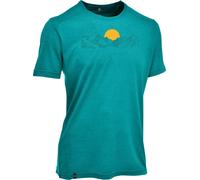 Bezau II - T-Shirt mit Print Herren türkis green 56