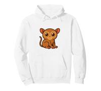 Bezaubernder Tarsier Süßer AFFE mit großen Augen Pullover Hoodie