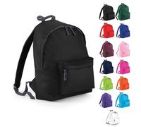 BG125J BagBase Junior Fashion Backpack Black 28 x 38 x 19 cm