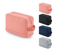 BG277 BagBase Recycled Essentials Kulturbeutel Black 24 x 17 x 9 cm
