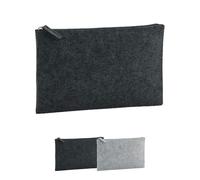 BG725 BagBase Filz Accessoire Kulturtasche Grey Melange 26 x 17 cm