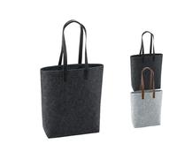 BG738 BagBase Premium Filztasche Grey Melange 29 x 38 x 12 cm