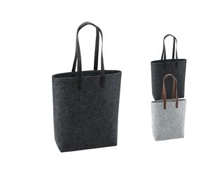 BG738 BagBase Premium Filztasche Grey Melange 29 x 38 x 12 cm
