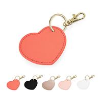 BG746 BagBase Boutique Schlüsselanhänger Herz Rose Gold 7 x 6 cm