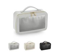 BG764 BagBase Boutique Reisetasche mit Sichtfenster Black 26 x 16 x 9 cm