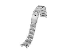 BGFFDSZ Kompatibel mit Tudor Black Bay 79230 79730 Heritage Chrono Uhrenarmband Armband aus massivem Edelstahl ohne Nieten(Silver with Rivet)