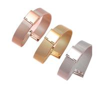 BGFFDSZ Milanese Uhrenarmband Dünne Armbänder Kompatibel Mit Männern Und Frauen Edelstahl(Blue,14mm)