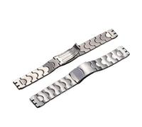 BGFFDSZ Silbernes Uhrenarmband aus 316L-Edelstahl, 19 mm, 22, Armband mit massiven Gliedern, kompatibel der Swatch YGS YVS YCS-Uhr(19mm)