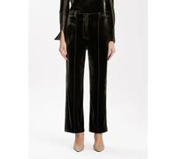 BGN Samthose in Khaki - Größe 36 | Damenhosen