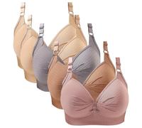 BH Damen Ohne Bügel Bequem Bralette mit Geformte Cups Multifunctional Bralette Damen BH Set Schlafen BH für Frauen Sport BH Dünne Träger Damen