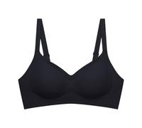 BH Damen Ohne Bügel Push Up - Bralette Damen Gepolstert Seamless Bustier mit Tiefem V-Ausschnitt Kabellose Minimizer BHS Skiny Bra Atmungsaktiv Dessous Unterkleidung Büstenhalter
