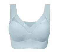 BH Damen ohne Bügel Sexy Set 95d, Sommer ohne Bügel Push-Up V-Ausschnitt Bra Bralette Atmungsaktiver Breiten Trägern Weicher Modern Cupgröße BH Push Up Sexy Soft Bequem Stilvoll Komfort-BH