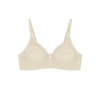 BH für Große Brust, Bustier Damen Weiß, Bra Dehnbar Nahtlos Push Up BH Mittel Halt Bügelloser Sport BH Luftige Leichte Tshirt BH Mode Elegant Still BH Solid Klassische