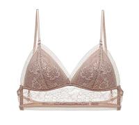 BH für Tiefen Rückenausschnitt Damen Spitzen BH Push Up Sexy U-förmiger Lifting-BH Komfort Bralette Ohne Bügel V-Ausschnitt Bustier Rücken-BH Unterwäsche